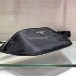 Replica Prada 2VL033 Nylon and Saffiano leather belt Bag in Black - 图片 4