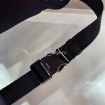 Replica Prada 2VL033 Nylon and Saffiano leather belt Bag in Black - 图片 5