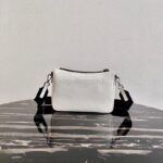 Replica Prada 2VH113 Saffiano leather shoulder Bag in White - 图片 3