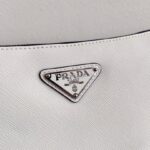 Replica Prada 2VH113 Saffiano leather shoulder Bag in White - 图片 5