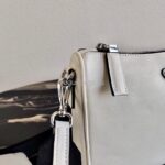 Replica Prada 2VH113 Saffiano leather shoulder Bag in White - 图片 6