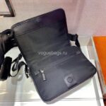 Replica Prada 2VD041 Re Nylon And Saffiano Leather Shoulder Bag in Black - 图片 6