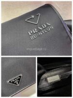 Replica Prada 2VD039 Re Nylon And Saffiano Leather Shoulder Bag in Black - 图片 5