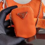 Replica Prada 1BH204 Prada Re-Edition 2005 Nylon Bag Orange - 图片 6