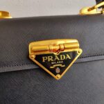Replica Prada Saffiano Leather Symbole Bag 1BN021 Black - 图片 5