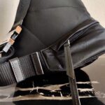 Replica Prada Re-Nylon and leather Backpack 2VZ092 Black - 图片 4