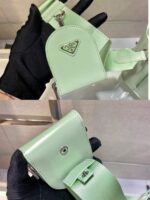 Replica Prada Panier ostrich leather 1BA319 Bag Green - 图片 7