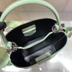 Replica Prada Panier ostrich leather 1BA319 Bag Green - 图片 8
