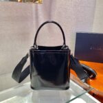 Replica Prada Panier ostrich leather 1BA319 Bag Black - 图片 3