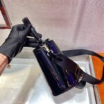 Replica Prada Panier ostrich leather 1BA319 Bag Black - 图片 4