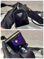 Replica Prada Panier ostrich leather 1BA319 Bag Black - 图片 6