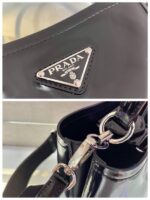 Replica Prada Panier ostrich leather 1BA319 Bag Black - 图片 7
