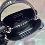 Replica Prada Panier ostrich leather 1BA319 Bag Black - 图片 8