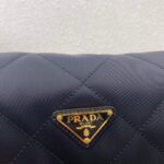 Replica Prada Nylon Vintage Chain Stray Bag 1BD630 Black - 图片 4