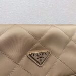 Replica Prada Nylon Vintage Chain Stray Bag 1BD630 Apricot - 图片 3