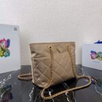 Replica Prada Nylon Vintage Chain Stray Bag 1BD625 Apricot - 图片 2