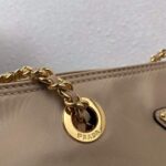 Replica Prada Nylon Vintage Chain Stray Bag 1BD625 Apricot - 图片 5