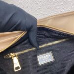 Replica Prada Nylon Vintage Chain Stray Bag 1BD625 Apricot - 图片 8