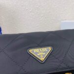 Replica Prada Nylon Vintage Chain Stray Bag 1BD620 Black - 图片 3