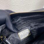 Replica Prada Nylon Vintage Chain Stray Bag 1BD620 Black - 图片 7