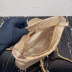 Replica Prada Nylon Vintage Chain Stray Bag 1BD620 Apricot - 图片 6