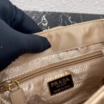 Replica Prada Nylon Vintage Chain rhombus stray Bag 1BD619 Apricot - 图片 7