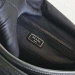 Replica Prada Nylon and Saffiano Leather Bag with Strap 2VD769 Black - 图片 6