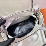 Replica Prada Brushed leather handbag 1BA320 White - 图片 8
