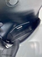 Replica Prada 2VD061 Black Brushed Leather Mini-bag With Shoulder Strap Brown - 图片 7