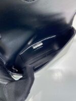 Replica Prada 2VD061 Black Brushed Leather Mini-bag With Shoulder Strap White - 图片 8
