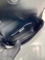 Replica Prada 2VD061 Black Brushed Leather Mini-bag With Shoulder Strap Black - 图片 8
