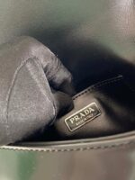 Replica Prada 2VD061 Black Brushed Leather Mini-bag With Shoulder Strap Black - 图片 10