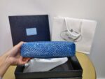 Replica Prada 1NE515 Satin mini-bag with artificial crystals Blue - 图片 4