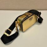 Replica Prada 2VH070 Saffiano Gold leather Prada Brique bag - 图片 2