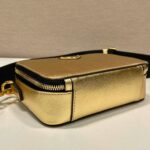 Replica Prada 2VH070 Saffiano Gold leather Prada Brique bag - 图片 4