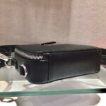 Replica Prada 2VH070 Saffiano Black leather Prada Brique bag - 图片 4