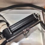 Replica Prada 2VH070 Saffiano Black leather Prada Brique bag - 图片 6