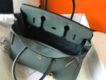 Replica Hermes Birkin Designer Tote Bag Togo Leather 28346 Almond Green - 图片 8