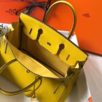 Replica Hermes Birkin Designer Tote Bag Togo Leather 28338 Yellow - 图片 8