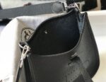Replica Hermes Evelyne Bag Designer Hermes Mini Crossbody Real Bag 20421 Black - 图片 7