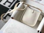 Replica Hermes Evelyne Bag Designer Hermes Mini Crossbody Bag 20396 Gold Buckle Beige - 图片 2