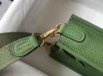 Replica Hermes Evelyne Bag Designer Hermes Mini Crossbody Bag 20393 Gold Buckle Light Green - 图片 6