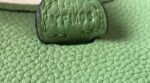 Replica Hermes Evelyne Bag Designer Hermes Mini Crossbody Bag 20393 Gold Buckle Light Green - 图片 7