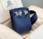 Replica Hermes H083591CK89 Hac a Dos GM backpack Navy blue - 图片 2