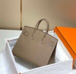 Replica Hermes Birkin Designer Tote Bag Epsom Leather 28369 elephant Gray - 图片 9