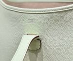 Replica Hermes H083435 Evelyne III 29 Shoulder Bag Silver Hardware Light Green - 图片 6