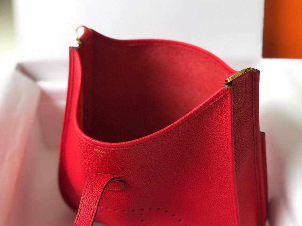 653278b4d29a7.jpg Replica Hermes Evelyne III 29 bag Designer Hermes Shoulder Bag 203869 Red - 图片 1