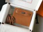Replica Hermes Kelly Danse 22cm Leather Bag 20353 Tan - 图片 2