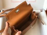 Replica Hermes Kelly Danse 22cm Leather Bag 20353 Tan - 图片 8