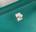 Replica Hermes Kelly Danse 20312 Designer Tote Shoulder Strap Bag Dark Green - 图片 4